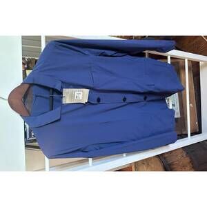 NEW RICHARD CHOI men's nilo all weather blazer in blue